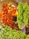 Fruit market at Dhaka, Bangladesh.