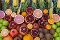 Fruit market in Istanbul Royalty Free Stock Photo