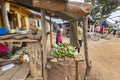 Fruit market, in Kitwa, Uganda