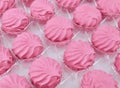 Fruit marshmallow in a package close up candy and treats Royalty Free Stock Photo