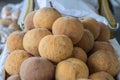 Sandoricum koetjape santol or cottonfruit is a tropical fruit grown in Southeast Asia