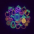 Fruit Neon Concept