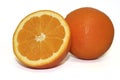 Fruit - Orange Cut Royalty Free Stock Photo