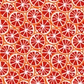 Fruit orange and red grapefruit citrus tropical summer pattern s