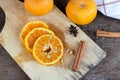 Fruit orange wood Royalty Free Stock Photo