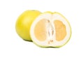 Fruit oroblanco with half Royalty Free Stock Photo