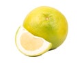 Fruit oroblanco with slice Royalty Free Stock Photo
