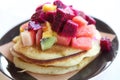 Fruit pancake Royalty Free Stock Photo