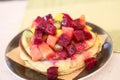 Fruit pancake Royalty Free Stock Photo