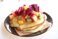 Fruit pancake Royalty Free Stock Photo