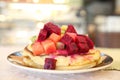 Fruit pancake Royalty Free Stock Photo