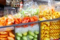 Fruit piece in street market Royalty Free Stock Photo