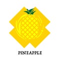 Fruit pineapple graphic element design icon symbol