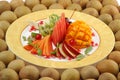 Fruit plate Royalty Free Stock Photo