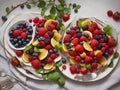 fruit plate.ai generation