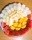 A fruit plate