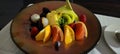 Fruit plate on Japanese dish Tokyo