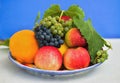 Fruit plate Royalty Free Stock Photo