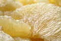 Fruit. Pomelo. Pomelo slices closeup. Citrus macro texture. Citrus background.