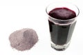 Fruit Powder and Juice Royalty Free Stock Photo