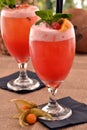 Fruit punch cocktail. Royalty Free Stock Photo