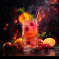 Fruit Punch Freshness Cocktail Royalty Free Stock Photo