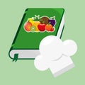 Fruit recipe book Royalty Free Stock Photo