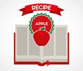 Fruit recipe book Royalty Free Stock Photo