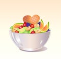 Fruit salad Royalty Free Stock Photo