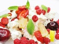 Fruit salad dessert Royalty Free Stock Photo