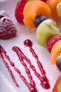 Fruit salad dessert Royalty Free Stock Photo