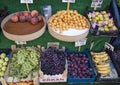 Fruit for sale market in Istanbuhl Royalty Free Stock Photo