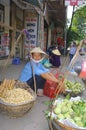 Fruit seller woman