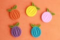 Fruit shaped fabric craft