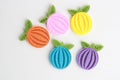 Fruit shaped fabric craft