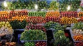 Fruit shop, agriculture product at farmer marke Royalty Free Stock Photo