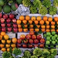 Fruit shop, agriculture product at farmer marke Royalty Free Stock Photo