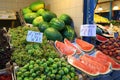 A Fruit shop at Great Market Hall in Budapest, Hungary