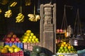 Fruit shop in Kathmandu, Nepal Royalty Free Stock Photo