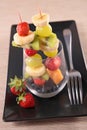 Fruit skewer Royalty Free Stock Photo