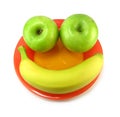 Fruit smiley Royalty Free Stock Photo