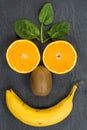 Fruit smiley Royalty Free Stock Photo