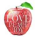 Fruit of the Spirit - Apple Royalty Free Stock Photo