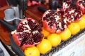 Fruit stall istanbul Royalty Free Stock Photo