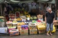 Fruit stall in Muslim Quarter in Xian