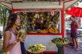 Fruit stall of Port Louis Dowtown Royalty Free Stock Photo