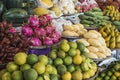Fruit stalls in the market Royalty Free Stock Photo