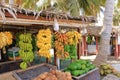 Fruit stalls in Salalah, Oman