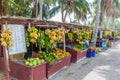 Fruit stalls in Salalah, Om