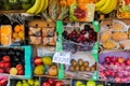 Fruit Stand Detail Group Greengocery Health Basket